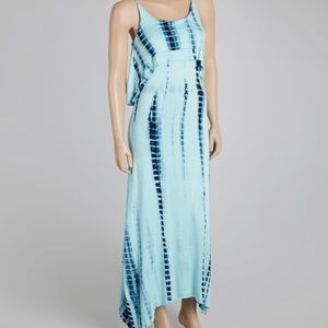 Banana Usa dress tie-dye flowing maxi size S